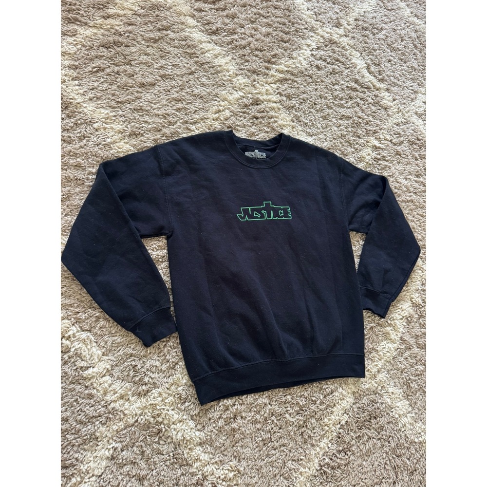 Justin Bieber Justice World Tour 2022 Black Graphic Sweatshirt Mens Medium